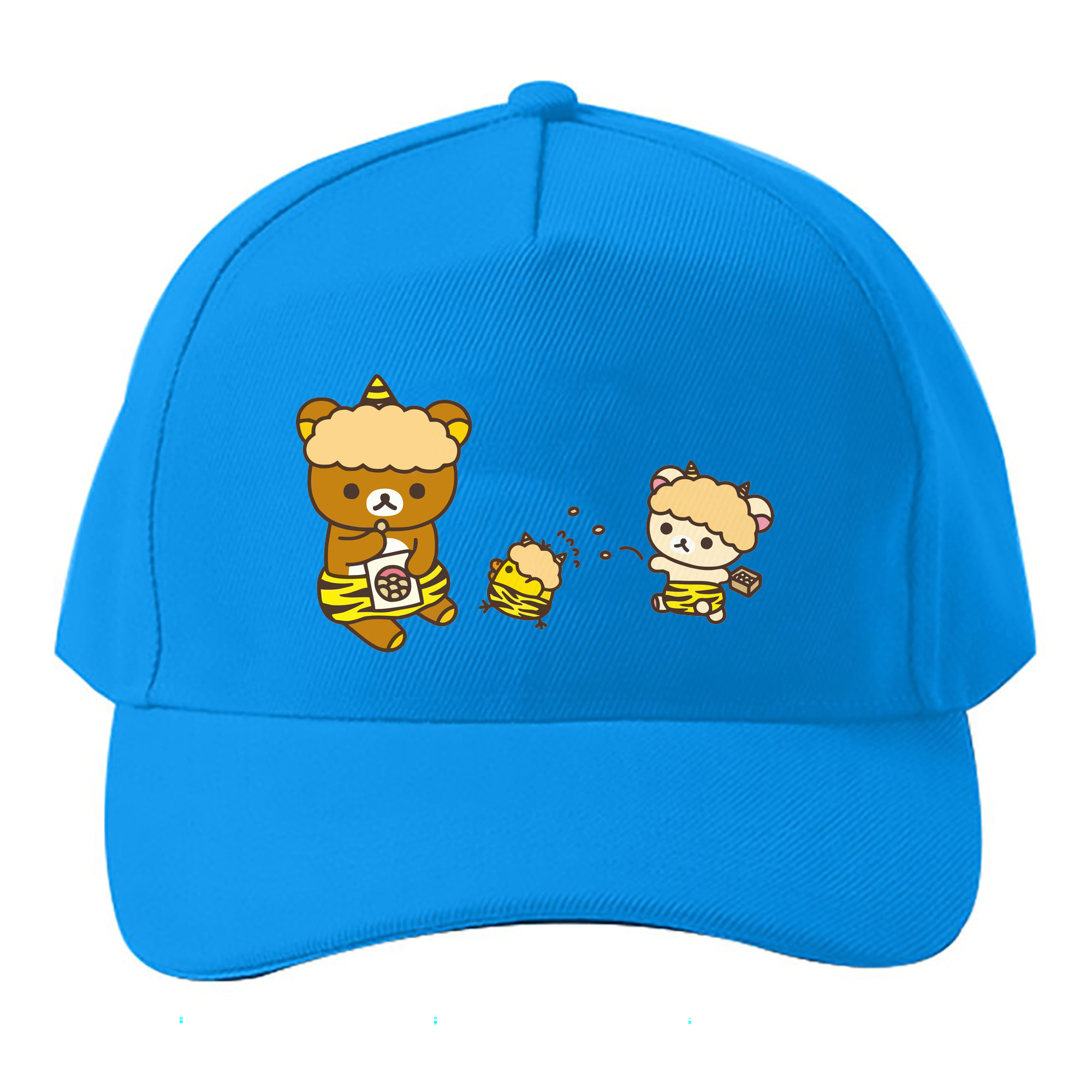 （画像用） リラックマ リラックマ キイロイトリ Rilakkuma Korilakkuma Kiiroitori ベースボールキャップ 綿100％ 男女兼用 帽子 スポーツ